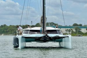 underway, Alibi 54, catamaran for sale