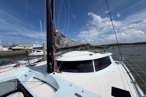 deck, Alibi 54, catamaran for sale