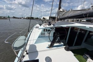 cockpit, Alibi 54, catamaran for sale