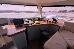 navigation station, Alibi 54, catamaran for sale