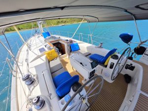 helm, Bavaria 44, sailboat for sale