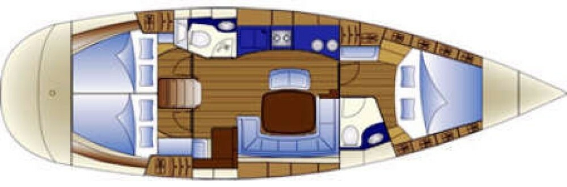 diagram, Bavaria 44, sailboat for sale