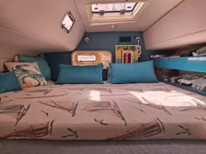 bed, Leopard 45, catamaran for sale
