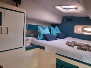 bed, Leopard 45, catamaran for sale