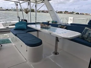 cockpit, Leopard 45, catamaran for sale