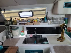 interior, Leopard 45, catamaran for sale