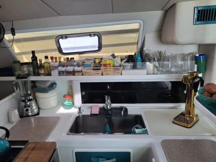 interior, Leopard 45 Classic, catamaran for sale