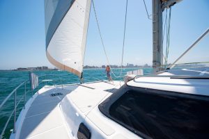 deck, Royal Cape 570 Majestic, catamaran for sale