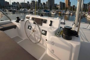 cockpit, Royal Cape 570 Majestic, catamaran for sale