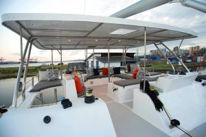 cockpit, Royal Cape 570 Majestic, catamaran for sale