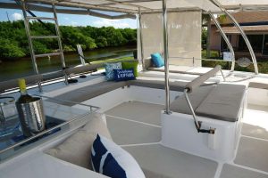 deck, Royal Cape 570 Majestic, catamaran for sale