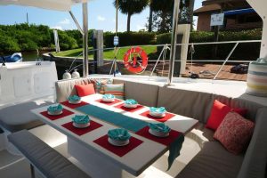 cockpit, Royal Cape 570 Majestic, catamaran for sale