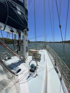 deck, Gulfstar 45 Hirsch, sailboat for sale