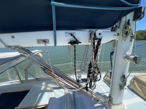 deck, Gulfstar 45 Hirsch, sailboat for sale