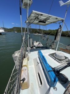 cockpit, Gulfstar 45 Hirsch, sailboat for sale