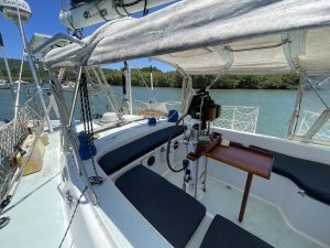 cockpit, Gulfstar 45 Hirsch, sailboat for sale
