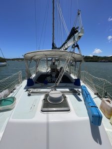 deck, Gulfstar 45 Hirsch, sailboat for sale