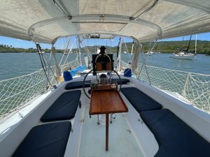 cockpit, Gulfstar 45 Hirsch, sailboat for sale
