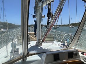 deck, Gulfstar 45 Hirsch, sailboat for sale