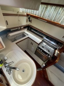 interior, Gulfstar 45 Hirsch, sailboat for sale