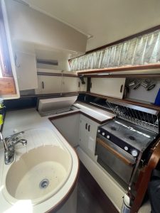 interior, Gulfstar 45 Hirsch, sailboat for sale