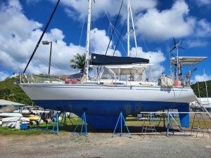 boatyard, Gulfstar 45 Hirsch, sailboat for sale