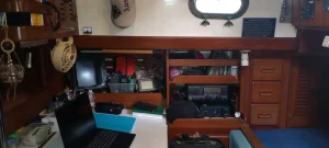 navigation station, Tayana 37, sailboat for sale