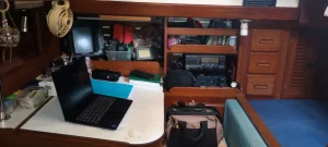 navigation station, Tayana 37, sailboat for sale