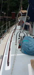 deck, Tayana 37, sailboat for sale