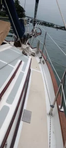 deck, Tayana 37, sailboat for sale