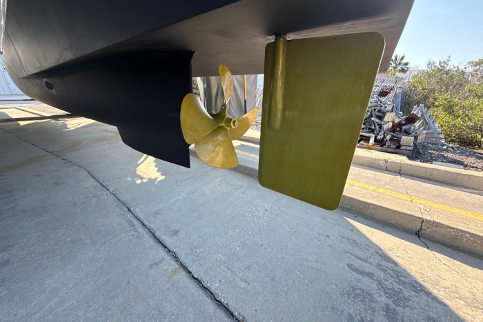 boatyard, Maine Cat P-47, power catamaran for sale