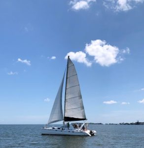 underway, Leopard 42, catamaran for sale