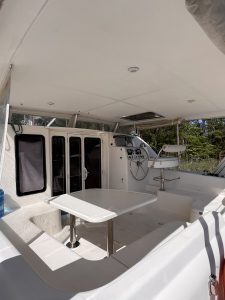 cockpit, Leopard 42, catamaran for sale