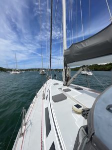deck, Catalina 42, sailboat for sale