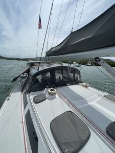 cockpit, Catalina 42, sailboat for sale
