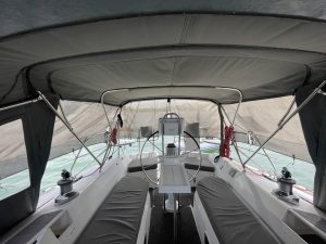 cockpit, Catalina 42, sailboat for sale
