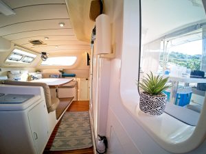 interior, Leopard 38, catamaran for sale