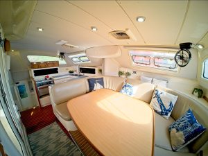 salon, Leopard 38, catamaran for sale