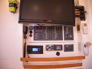 navigation station, Leopard 38, catamaran for sale
