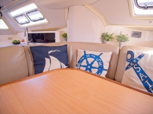 salon, Leopard 38, catamaran for sale
