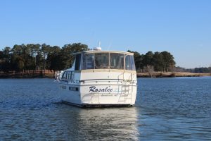 exterior, Bertram 42, trawler for sale
