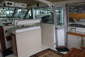 navigation station, Bertram 42, trawler for sale