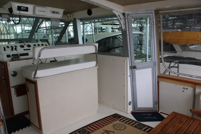 navigation station, Bertram 42, trawler for sale