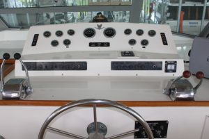 navigation station, Bertram 42, trawler for sale