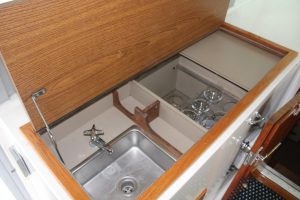 interior, Bertram 42, trawler for sale