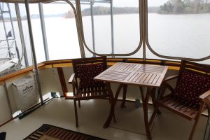 cockpit, Bertram 42, trawler for sale