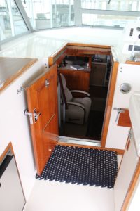 navigation station, Bertram 42, trawler for sale