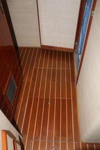 interior, Bertram 42, trawler for sale