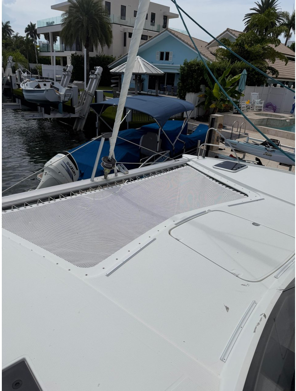deck, FP 40 Lucia, catamaran for sale
