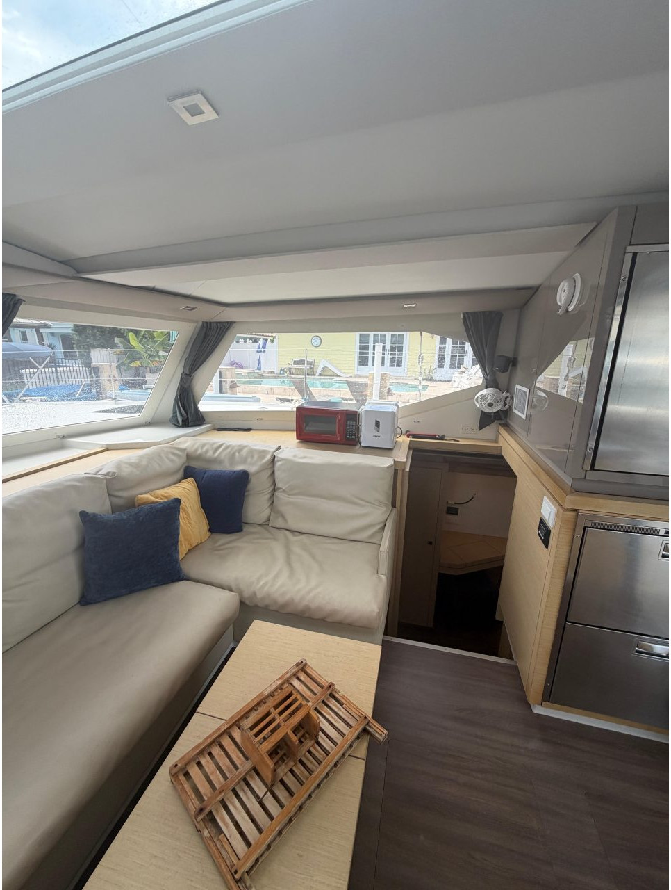 salon, FP 40 Lucia, catamaran for sale